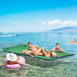 Resenkos 9' x 6' Durable Floating Water Mat for Lakes, Pools and Oceans - - 1 of 4