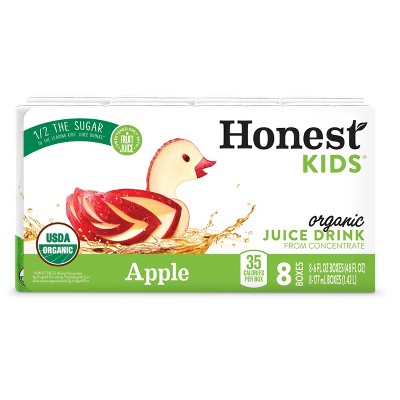 Honest Kids Organic Apple Juice Drink - 8pk/6 fl oz Box