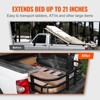 VEVOR Truck Bed Extender, Aluminum Retractable Tailgate Extender, 55.5"-68", Fits for Ford Super Duty, F150, Dodge Ram 1500/2500/3500, Black - 4 of 4