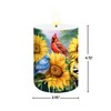 Briarwood Lane Summer Flameless Candle 6x3 Birds in the Garden Flameless Candle with Timer for Summer - 2 of 4
