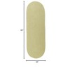 Colonial Mills Reversible Flat-Braid (Oval) Runner - Sprout Green 2'4"x5' - 2 of 3