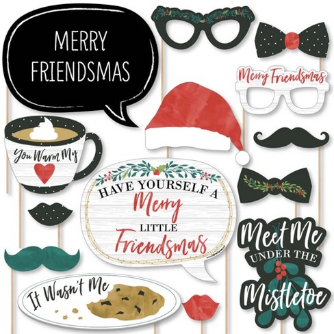 Big Dot Of Happiness Rustic Merry Friendsmas - Friends Christmas Party ...