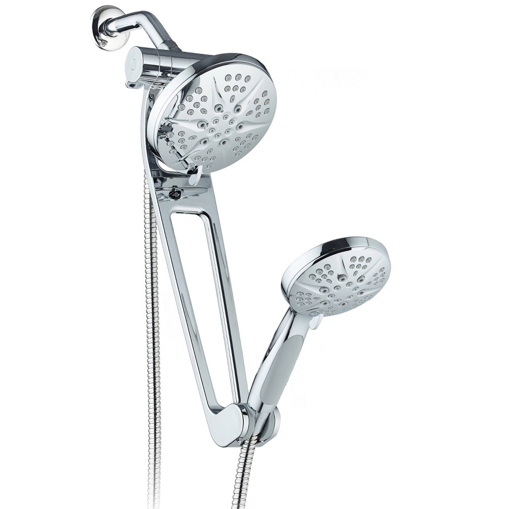 Photos - Shower System 6" 48 Setting Hotelspa Aquabar High Pressure Luxury Three-Way Handheld Sho