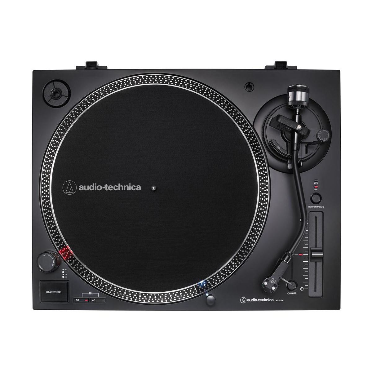 Audio-Technica Direct-Drive Turntable Analog & USB, Black with Essentials Bundle - thumbnail 3