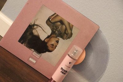 Thank U, Next - Exclusive Limited Edition Pink With Clear Split Colored 2x  Vinyl LP