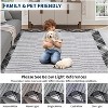 Washable Area Rug, Non-Slip Low Pile Soft Modern Carpet, Thin Foldable Non-Shedding Accent Rug for Living Room Indoor - 4 of 4