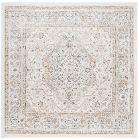 Isabella Isa916 Power Loomed Area Rug - Cream/beige - 5'3