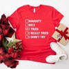 Simply Sage Market Women's I Tried Nice List Short Sleeve Graphic Tee - 3 of 4