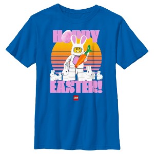 Boy's LEGO Bunny Suit Guy Happy Easter T-Shirt - 1 of 4