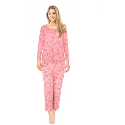 JEFFRICO Pajamas For Women 2 Piece Set Long Sleeve Sleepshirt With Pants Sleepwear Soft Pajamas