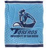 University Of San Diego Logo Dots Silky 50x60 Blanket, 1 Sided - 2 of 4