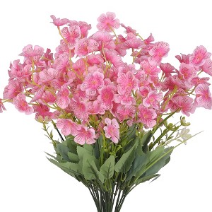 REGALWOVEN Artificial Decoration Silk Orchids Flowers 16.1" 6 Pcs - 1 of 4
