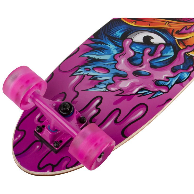 Tony Hawk 31" Cruiser Skateboard- Pink Slime, 4 of 5