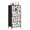 My Depot Cartoon Animal Pattern Dresser with 4 Fabric Drawers, Unicorn, White - 2 of 4