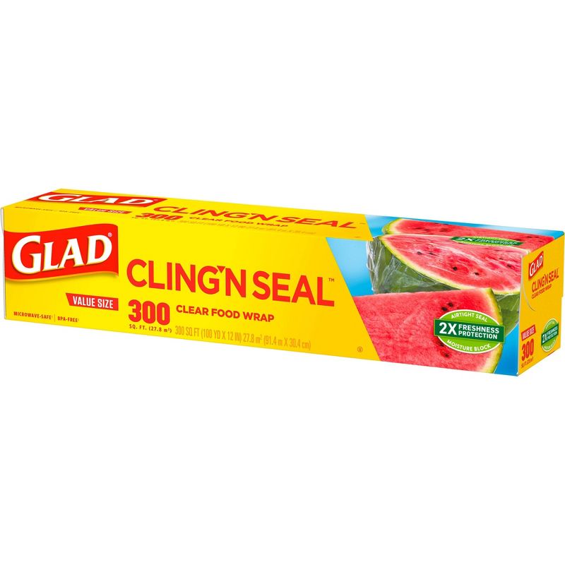 Glad Cling Wrap - 300 sq ft, 3 of 8