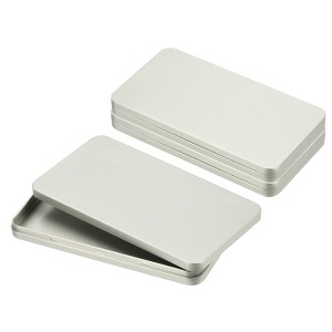 Unique Bargains Tinplate Money Ticket Credit Card Check Organizing Decorative Banks 6.7" x 3.5" 3 Pcs - 1 of 4