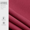 Vynxaria Elegant Patio Canopy: 8' x 7' Retractable Sun Shade in Wine Red - 3 of 4