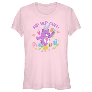 Juniors Womens Care Bears Hip Hop Crew T-Shirt - 1 of 4