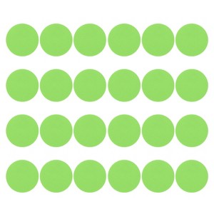 Unique Bargains Waterproof Nylon Classroom Decoration Round Carpet Spot 24 Pcs - 1 of 3