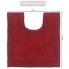 Home Weavers Luxury Collection 100% Cotton Tufted Bathroom Rug, Non-Slip Latex Bath Rug - 3 of 4