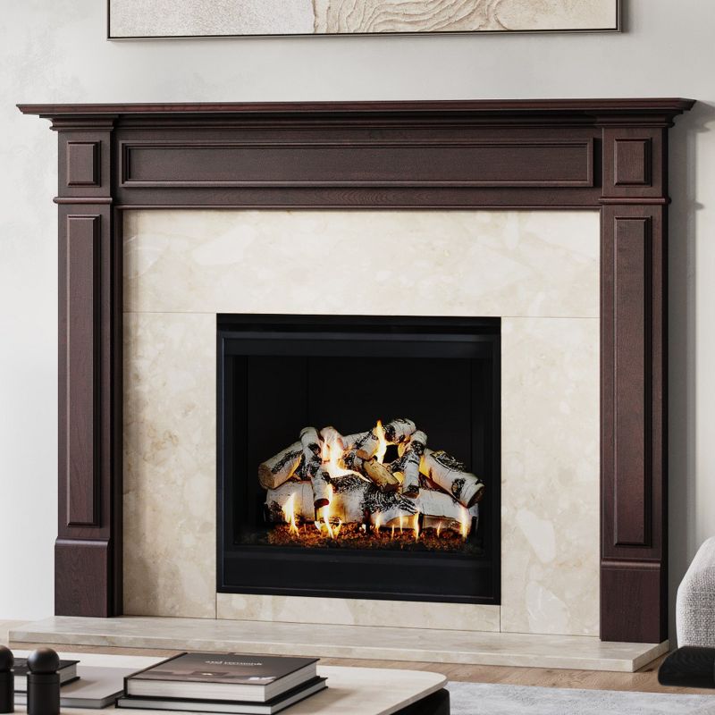 Modern Ember Riversdale Wood Mantel Surround Kit with Picture Frame Molding, 2 of 10