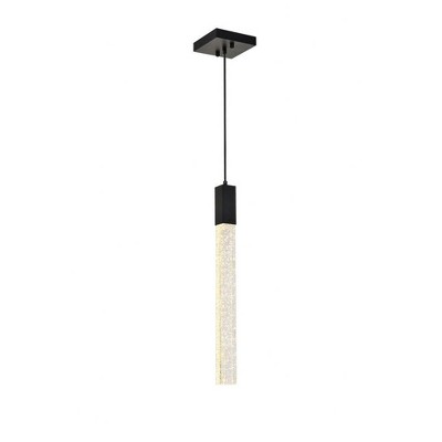 Elegant Lighting Weston 1 - Light Pendant in  Black