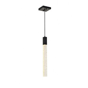 Elegant Lighting Weston 1 - Light Pendant in  Black - 1 of 4