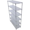 NicBex 82/84"H 6 Tier Wire Shelving Unit,6000LBS Height Adjustable Garage Storage Shelves,Heavy Duty Storage Rack with Wheels & Shelf Linerss - 2 of 4