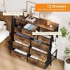 12-Drawer Dresser for Bedroom, Fabric Storage Dresser for Bedroom, Living Room, or Entryway - 3 of 4