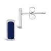 SHINE by Sterling Forever Enamel Bar Studs - 2 of 2