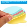 Unique Bargains Cute Colorful Bubble Shape Sticky Notes 100 Sheets/Pad - 4 of 4