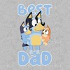 Men's Bluey Best Dad Short Sleeve Graphic T-Shirt - Heathered Gray - 3 of 3