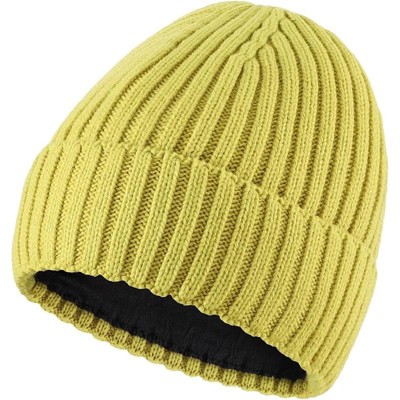 ZUPPAD Adult General Sizing Fleece Lined Cuffed Beanie Hat for Men Women Knitted Winter Wool Beanies Skull Cap Warm Watch Hats 1 Pack