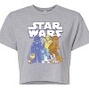 Women's - Star Wars - Easter Logo -Juniors Cropped Graphic T-Shirt Cropped Graphic T-Shirt - 2 of 4