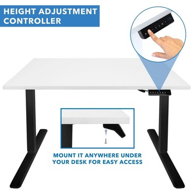 Black Adjustable Electric Standing Desk Frame with Controller