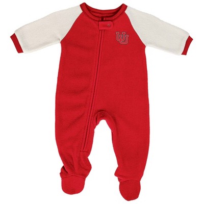 Image of NCAA Utah Utes Infant Boys' Blanket Sleeper - 6-9M