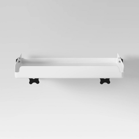 Fold Down Loft Tray Nightstand White, Loft Bed Shelf Target