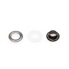 Dritz 72ct Eyelets Gunmetal: Metal Sewing Fasteners, Eyelet Kit, Grommet Eyelets, 3.8" Length, 2.8" Width - 3 of 4