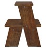 GDFStudio Yuni Modern 2-Tier Rubberwood End Table - 4 of 4