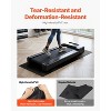VEVOR Treadmill Mat for Carpet Floor, 23.62" x 51.18" x 0.16" Exercise Equipment Mat for Elliptical and Walking Pad, Black - 4 of 4