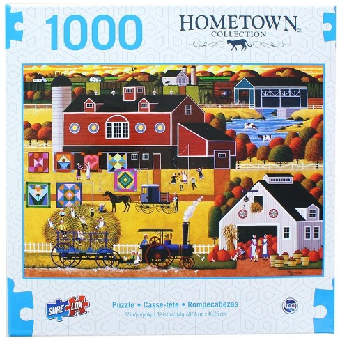 The Canadian Group Hometown Collection 1000 Piece Jigsaw Puzzle Amish Harvest Target