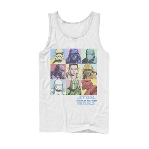 Men's Star Wars: The Rise of Skywalker Pastel Character Box Tank Top - 1 of 4