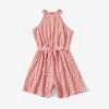 PATPAT Family Matching Outfits Mommy and Me Polka Dots Women Girls Jumpsuits  Vacation Summer  Halter Rompers - 2 of 4