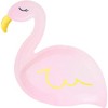 Blue Panda 48-Pack Tropical Flamingo Party Supplies, Pink Disposable Paper Plates, 9" - 4 of 4