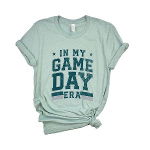Simply Sage Market Women's In My Game Day Era - Green Short Sleeve Graphic Tee - 1 of 4