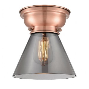 Cone - 1 Light Flush Mount In Industrial Style-7.4 Inches Tall and 7.75 Inches Wide - 1 of 1