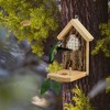 Uncle Dunkels Backyard Hummingbird Nester; Rustic Handmade Hummingbird Nest Builder - 4 of 4