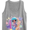 Women's - LOL Surprise! - Candylicious, Butterflies, & Hearts Graphic Racerback Tank - 2 of 4