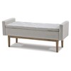 Signature Design by Ashley Contemporary Briarson Storage Bench  Beige/Brown - 3 of 4