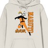 Naruto Shippuden Minimal Color Naruto Long Sleeve Sand Adult Hooded Sweatshirt - 2 of 2